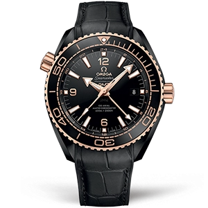 Omega Seamaster Planet Ocean 600m Co‑Axial Master Chronometer GMT Deep Black 45,5mm 215.63.46.22.01.001