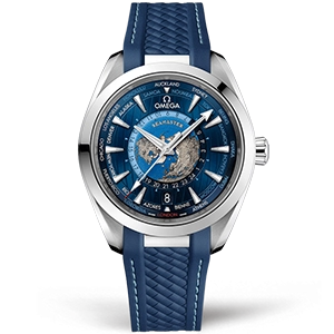 Omega Seamaster Aqua Terra Co-axial Master Chronometer GMT Worldtimer 43mm 220.12.43.22.03.001